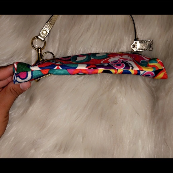 COACH Monogram Colorful Mini Handbag - Picture 5 of 6